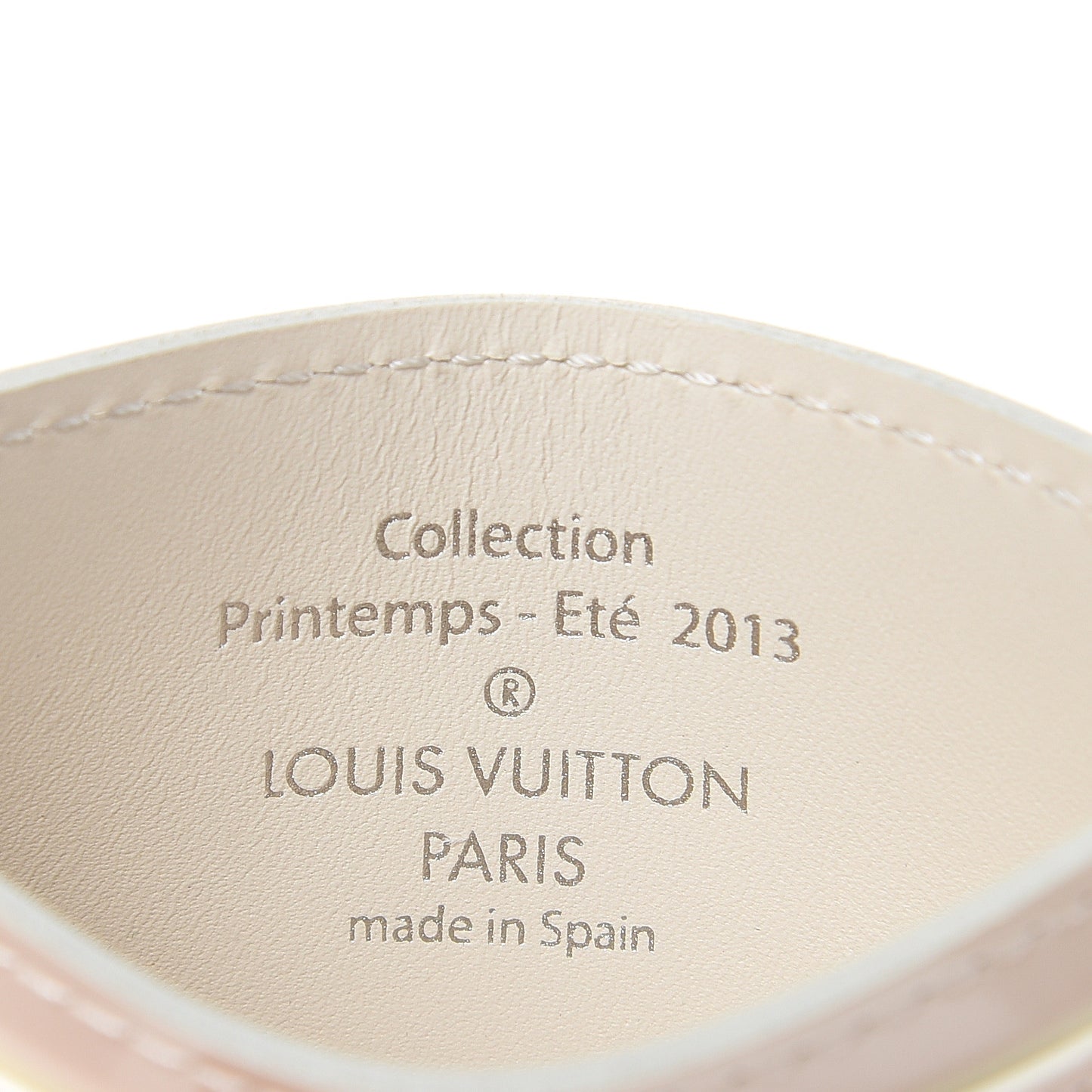 Damier Facette Card Holder Creme