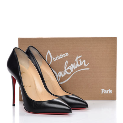 Christian Louboutin Shiny Nappa Pigalle Follies 100 Pumps 38 Black 16 of 16