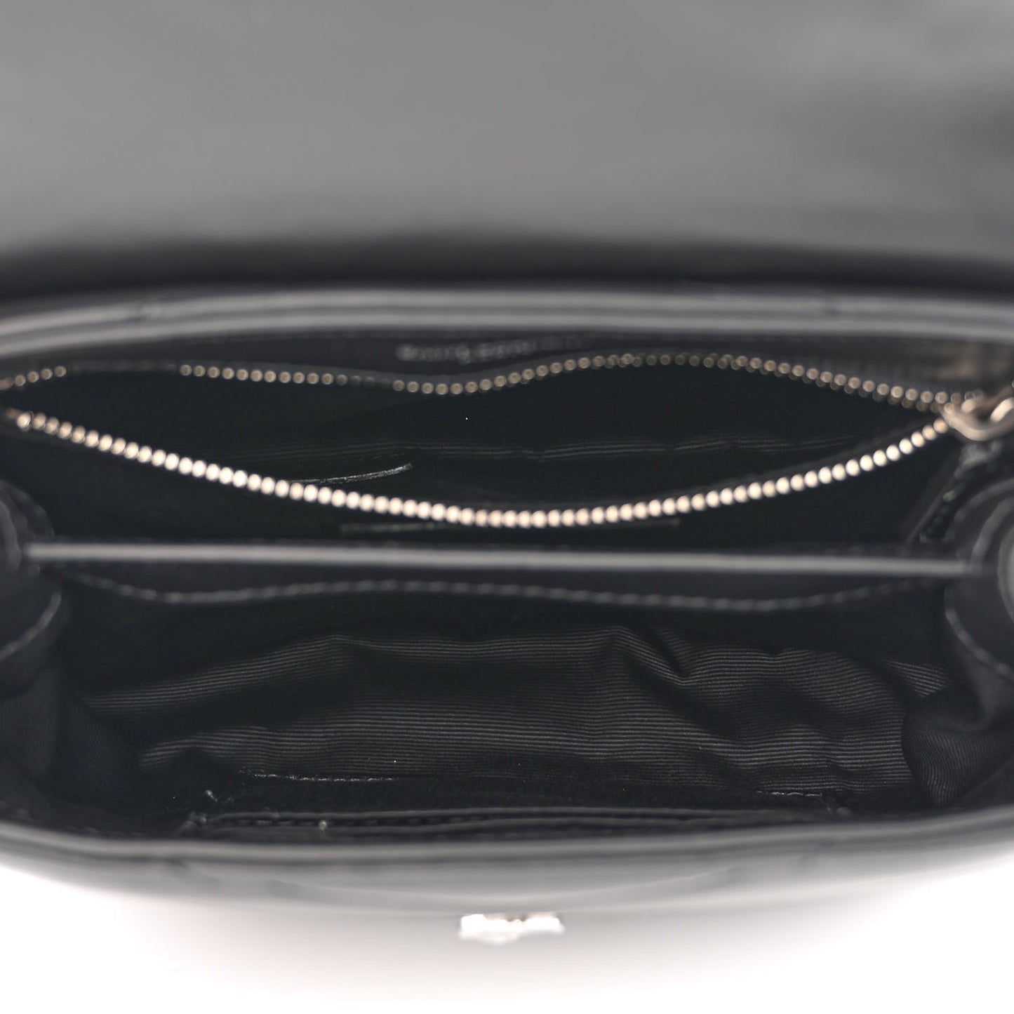 Calfskin Y Quilted Monogram Toy Loulou Crossbody Bag Black