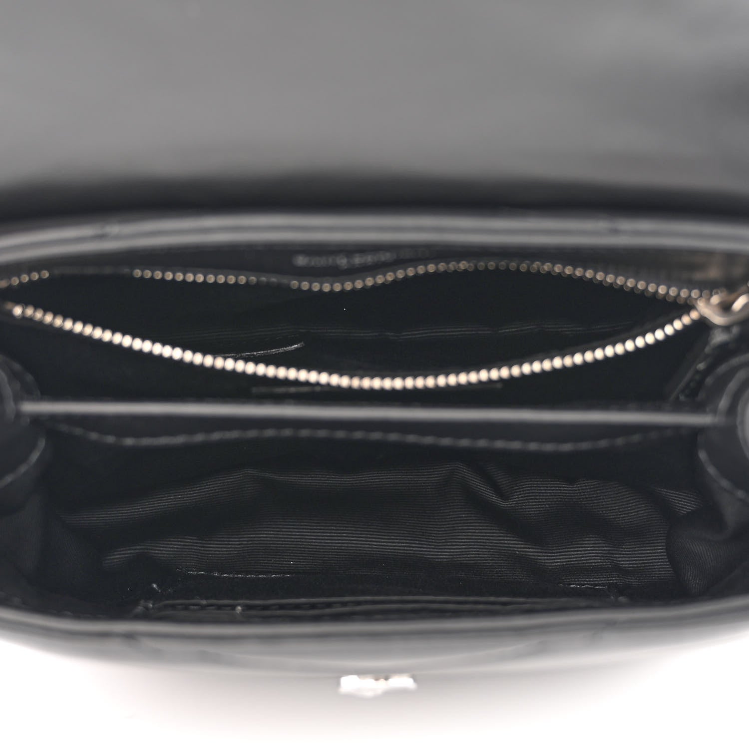 Saint Laurent Calfskin Y Quilted Monogram Toy Loulou Crossbody Bag Black 5 of 11
