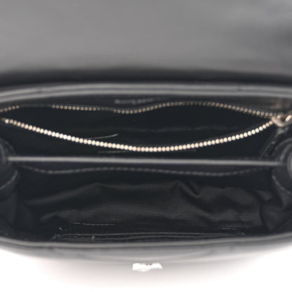 Saint Laurent Calfskin Y Quilted Monogram Toy Loulou Crossbody Bag Black 5 of 11