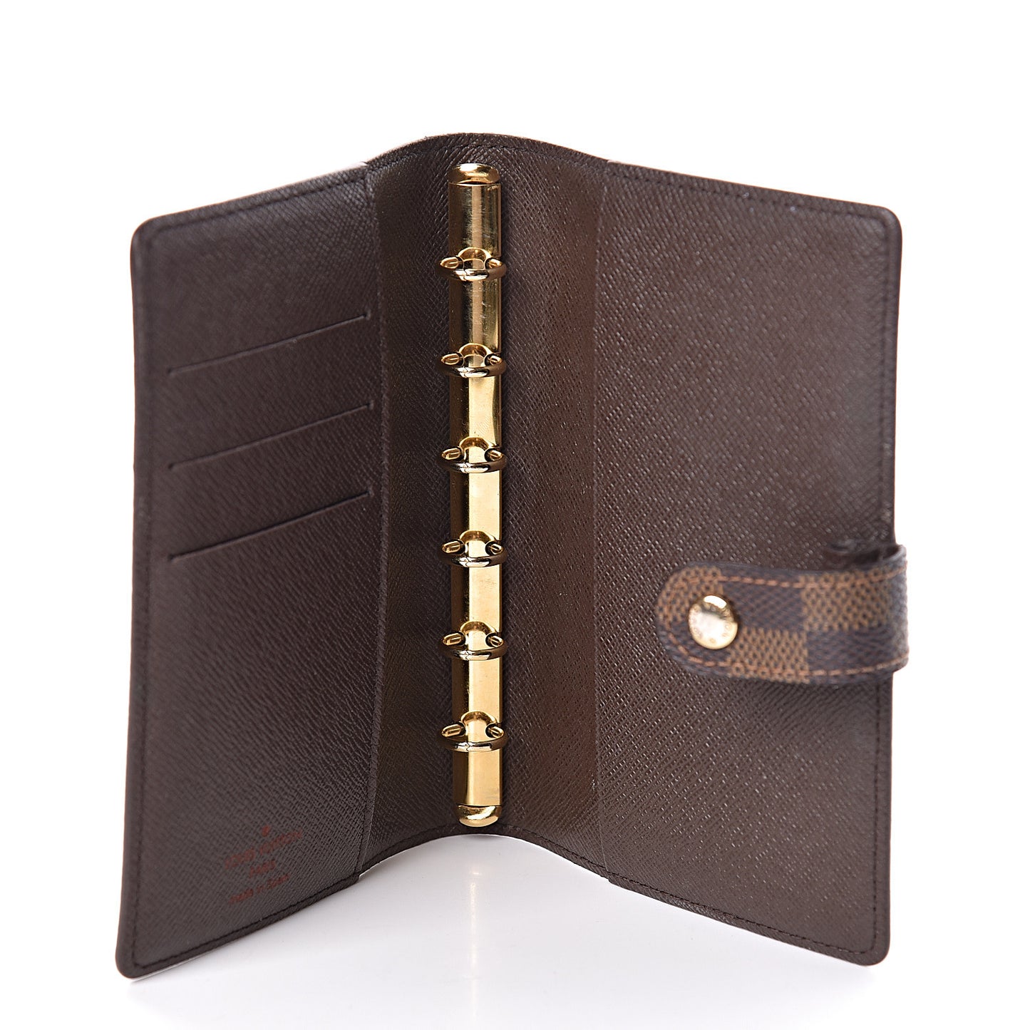 Damier Ebene Small Ring Agenda Cover