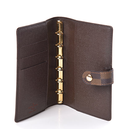 Louis Vuitton Damier Ebene Small Ring Agenda Cover 5 of 8