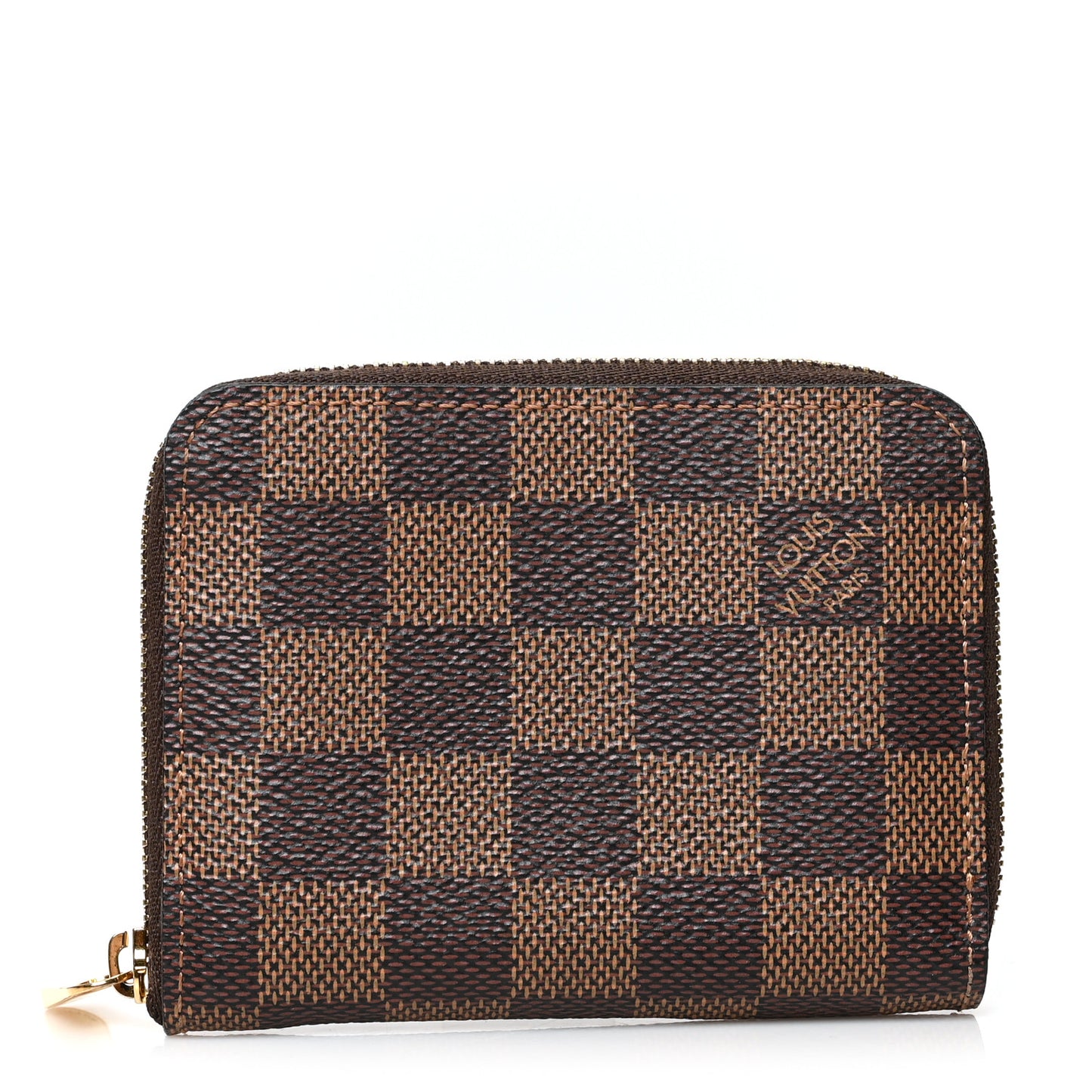 Damier Ebene Zippy Coin Purse Rose Ballerine