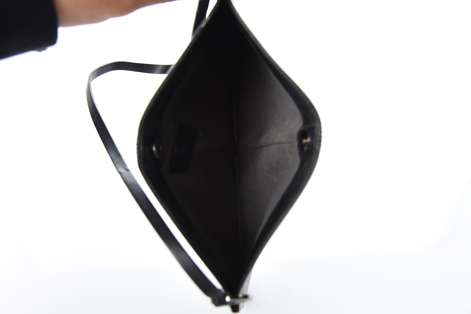 Louis Vuitton Epi Demi Lune Pochette Black 5 of 14