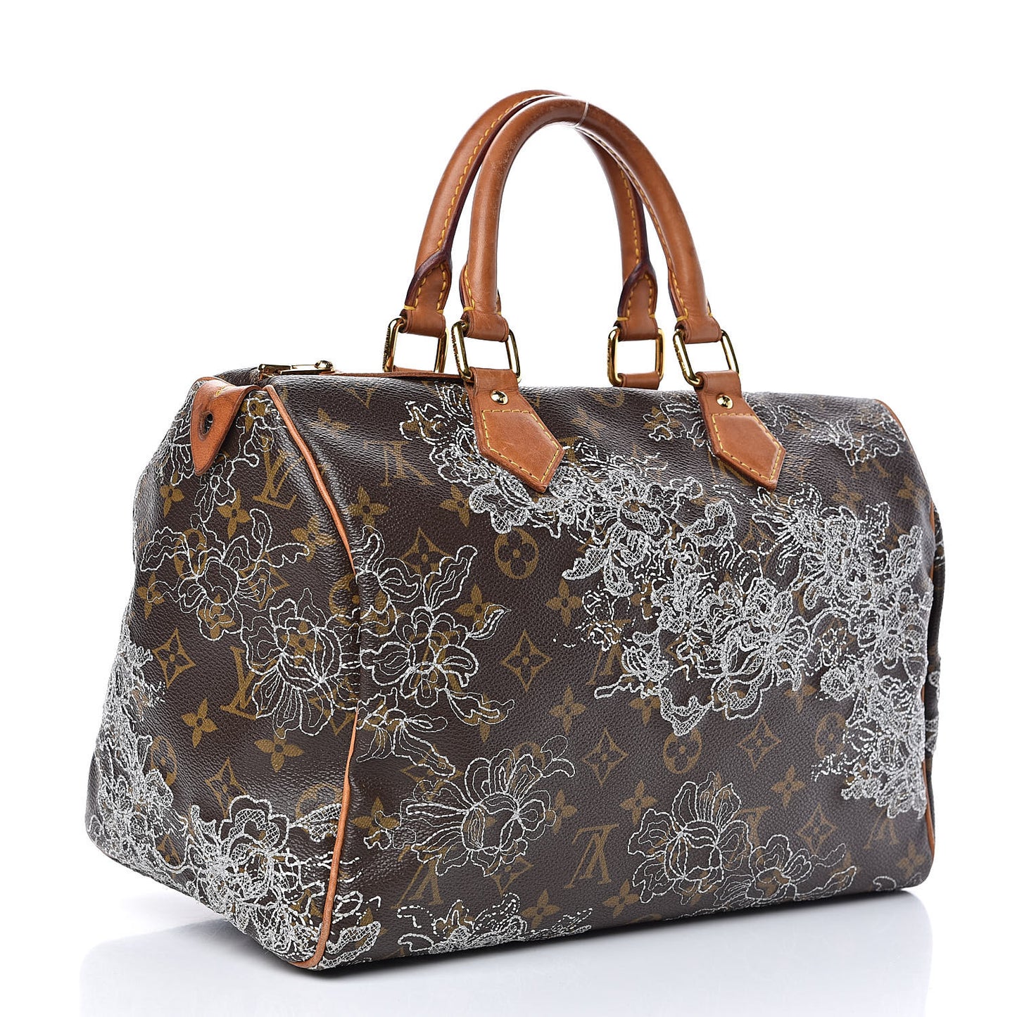 Monogram Dentelle Speedy 30 Silver
