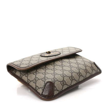Gucci GG Supreme Monogram Neo Vintage Web Belt Bag Brown 4 of 10