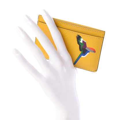Louis Vuitton Epi Early Bird Card Holder Jonquille 2 of 6