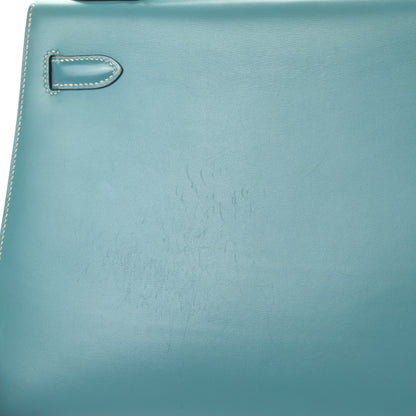 Hermes Box Kelly Sellier 32 Blue Jean 13 of 15
