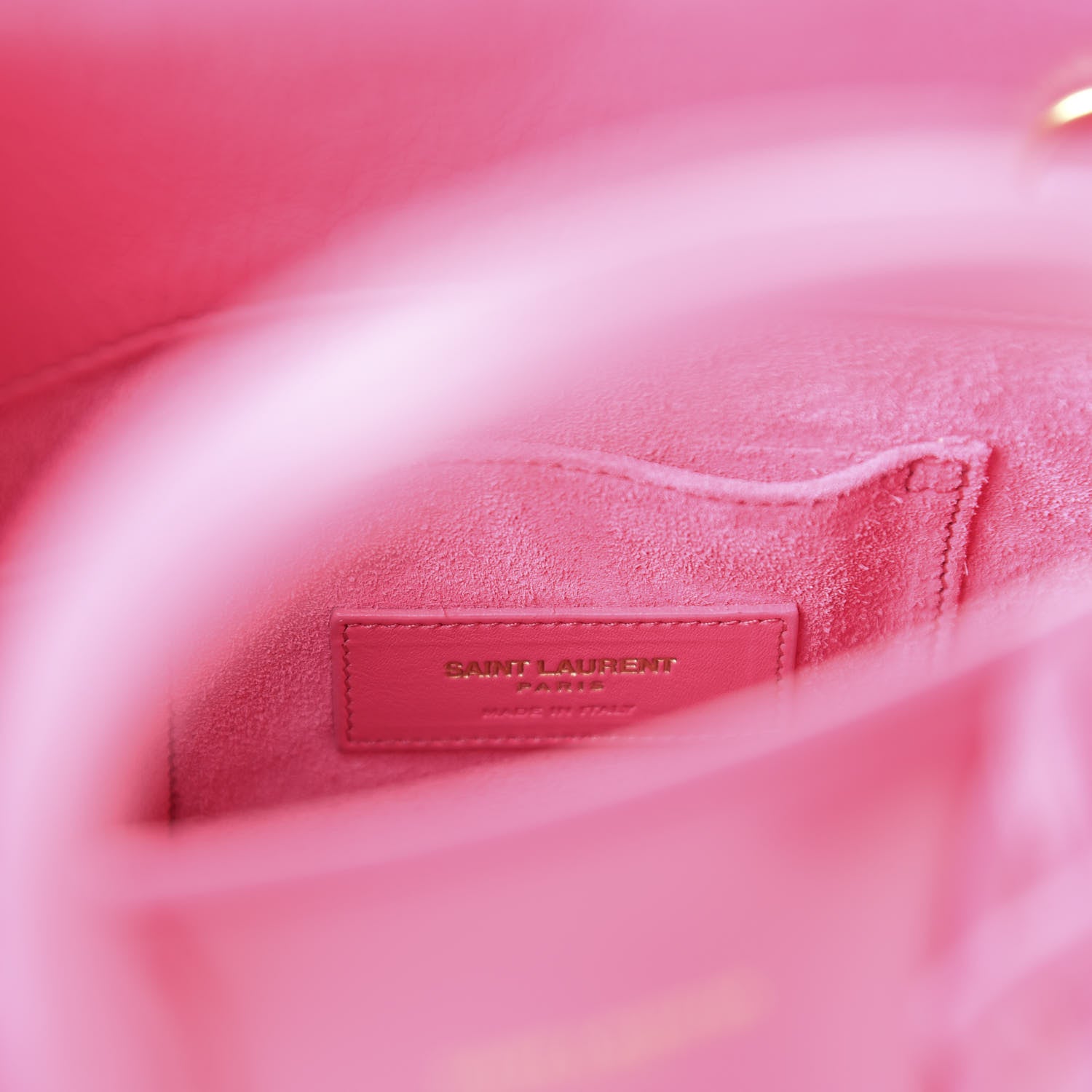 Saint Laurent Calfskin Nano Sac De Jour Lipstick Fuchsia 9 of 10