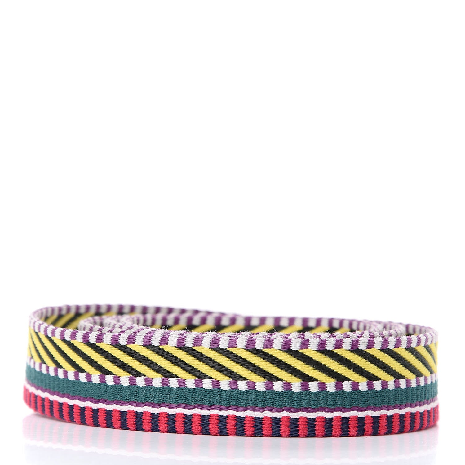 Hermes Toile Swift 25mm Sangle Cavale Shoulder Strap Multicolor Black 2 of 5