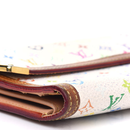 Louis Vuitton Monogram Multicolor Porte Tresor International Wallet White 8 of 13