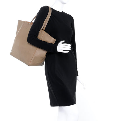 Celine Soft Grained Calfskin Medium Horizontal Cabas Phantom Light Khaki 2 of 23