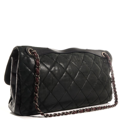 Chanel Iridescent Calfskin In The Mix Jumbo Flap Black 3 of 8