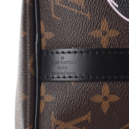 Louis Vuitton Monogram My World Tour Speedy Bandouliere 30 Black 7 of 8