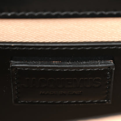 Jacquemus Raffia Smooth Calfskin Le Grand Bambino Natural Dark Brown 6 of 9
