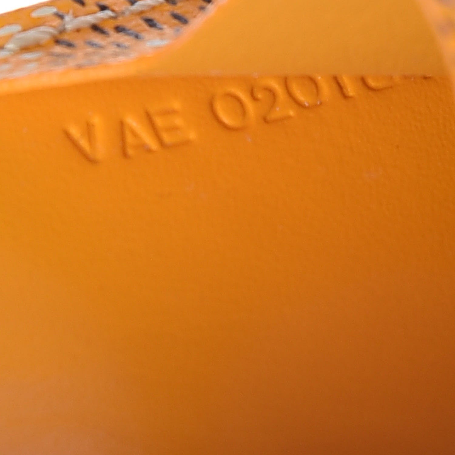 Goyard Goyardine Luggage Tag Yellow 4 of 5