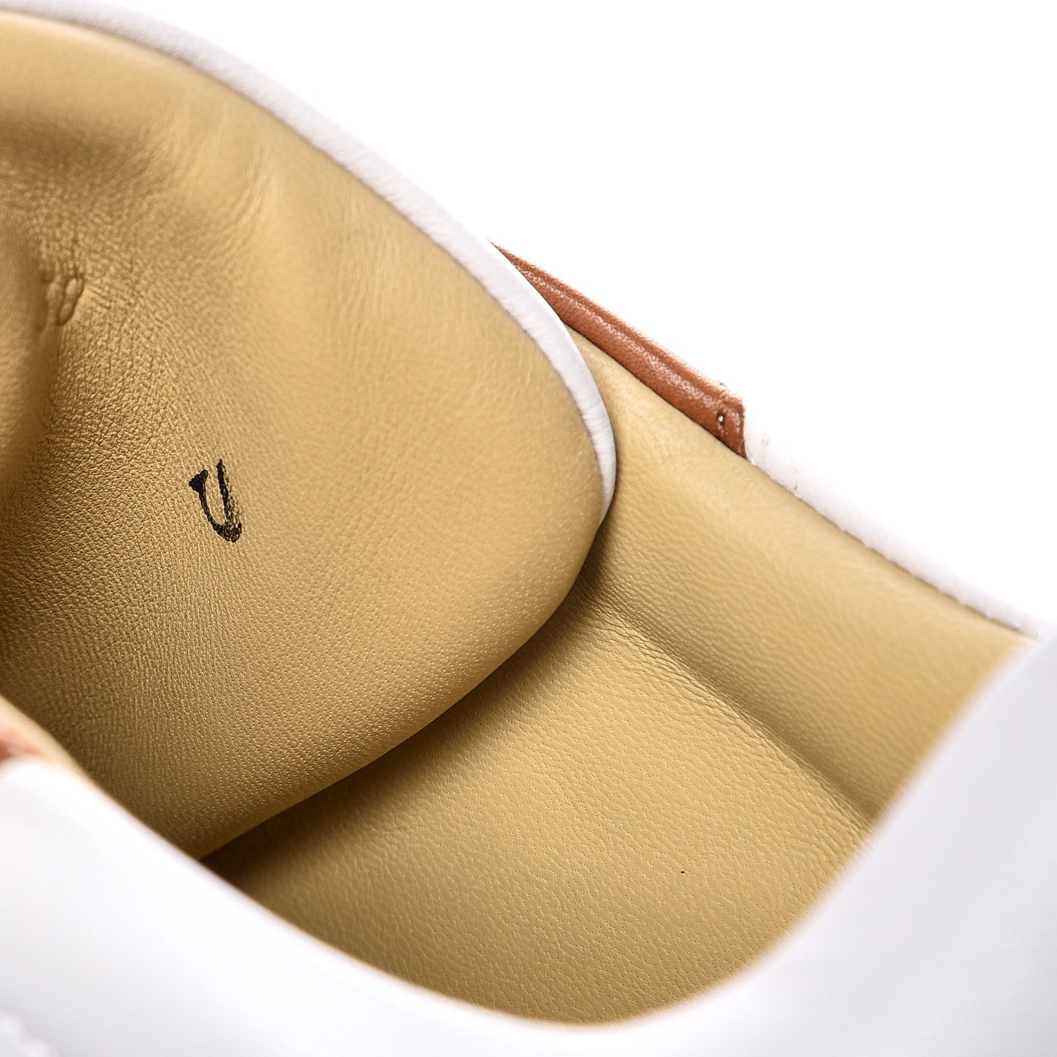Hermes Nappa Impulse Sneakers 38 Blanc Gold 9 of 13