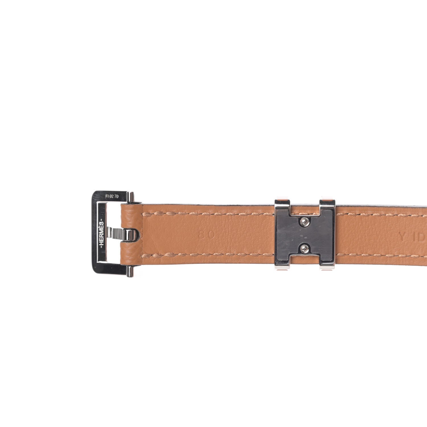 Hermes Epsom 15mm Pop H Belt 80 Gold 5 of 8