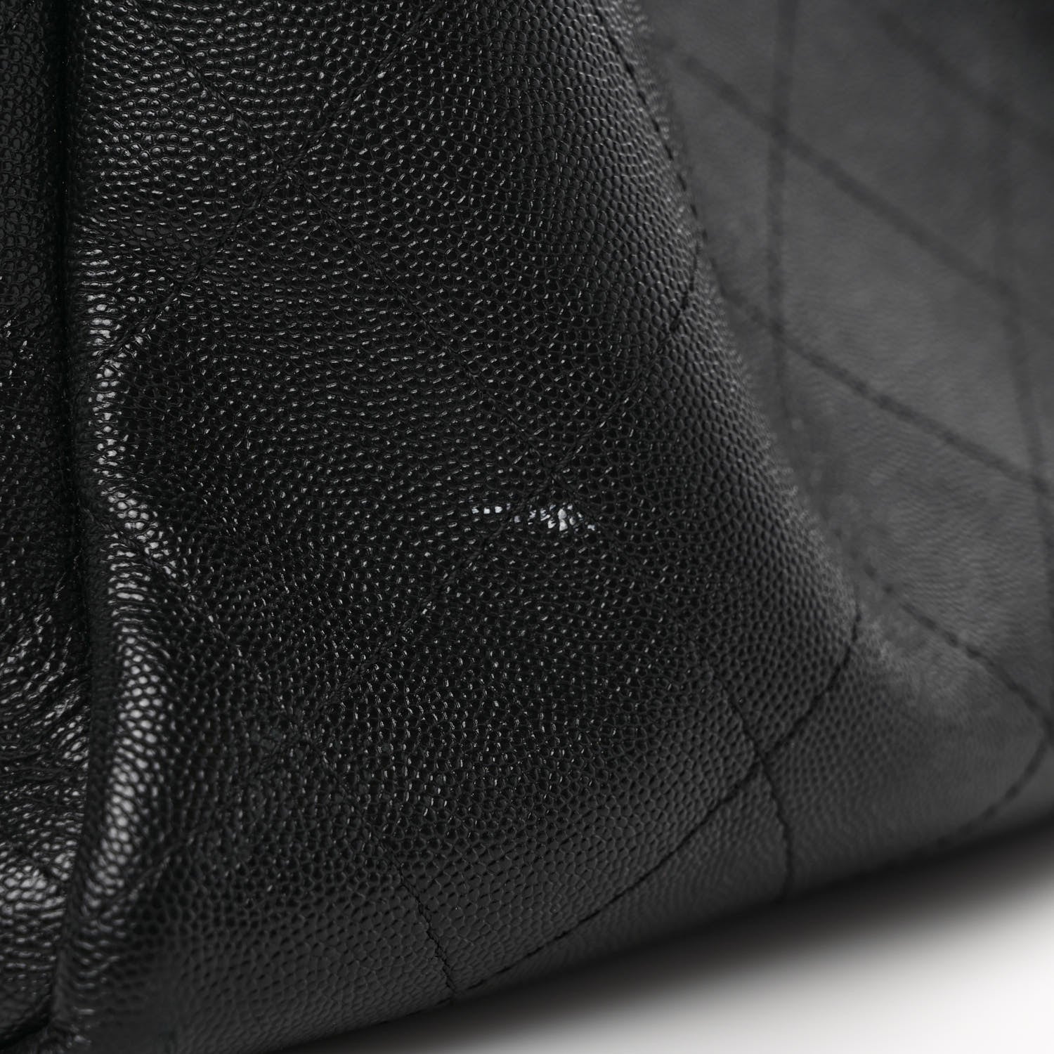 Chanel Caviar Stitched Large Shopping Tote Black 9 of 11
