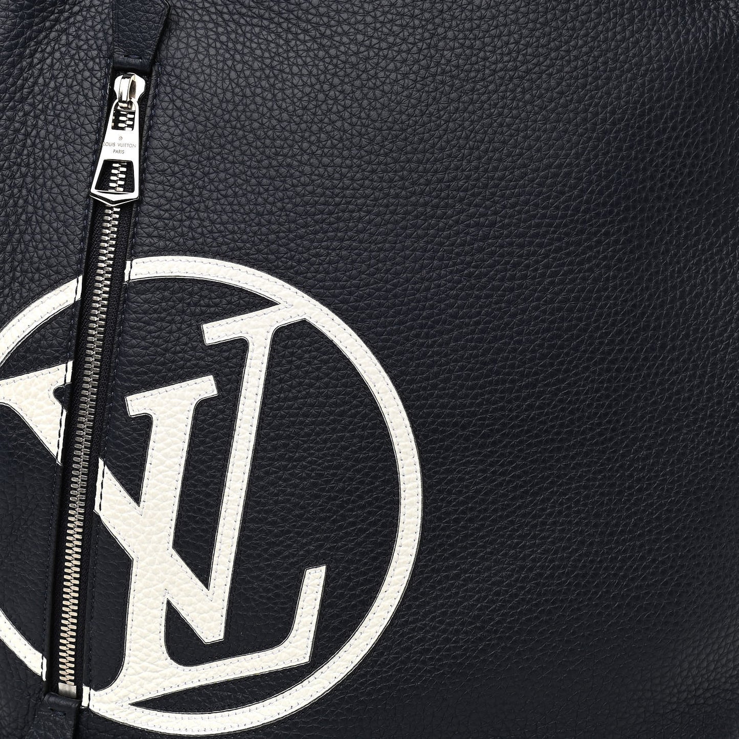 Taurillon Armand Initials Backpack Navy