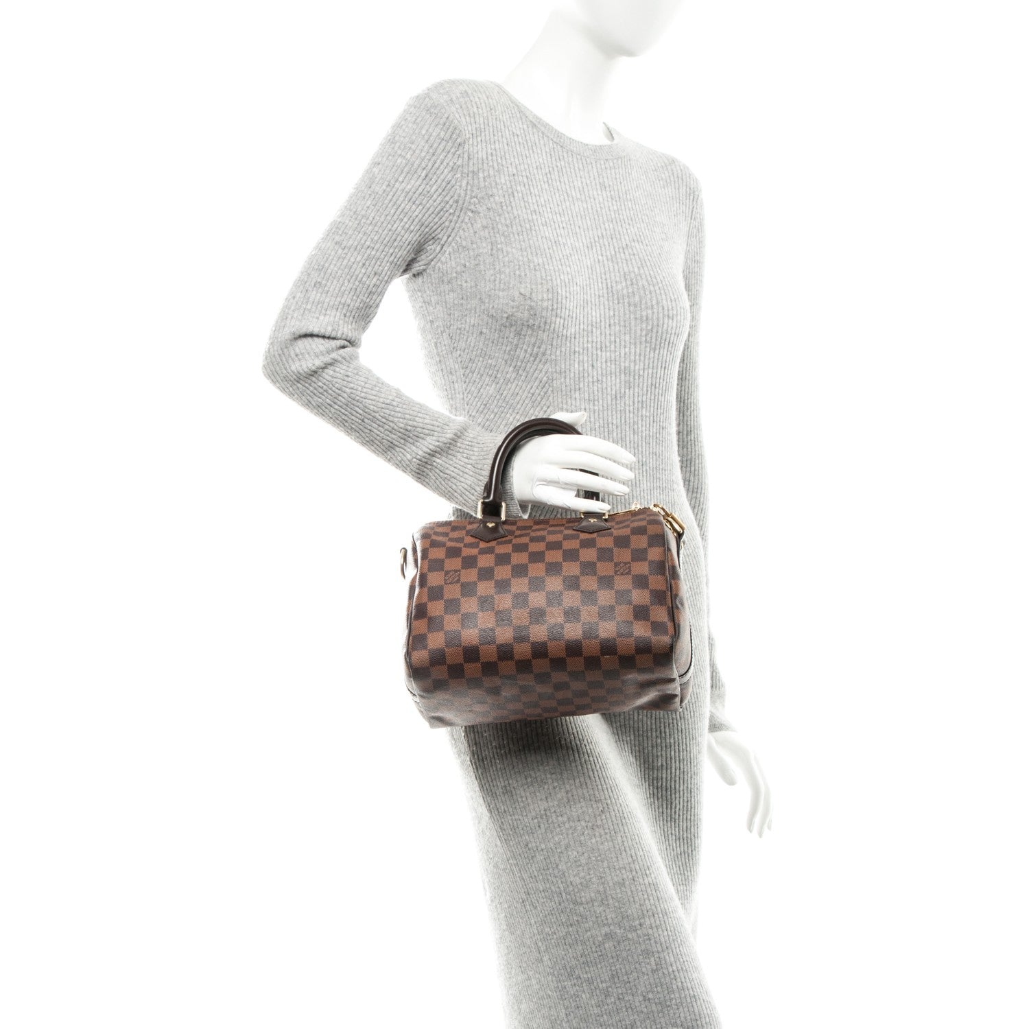 Louis Vuitton Damier Ebene Speedy Bandouliere 25 3 of 6