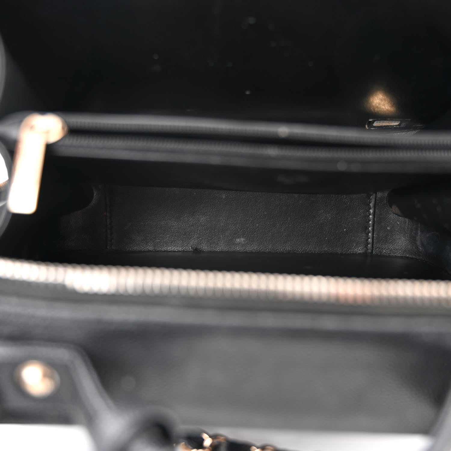 Chanel Caviar Quilted Medium CC Filigree Vanity Case Black 6 of 13