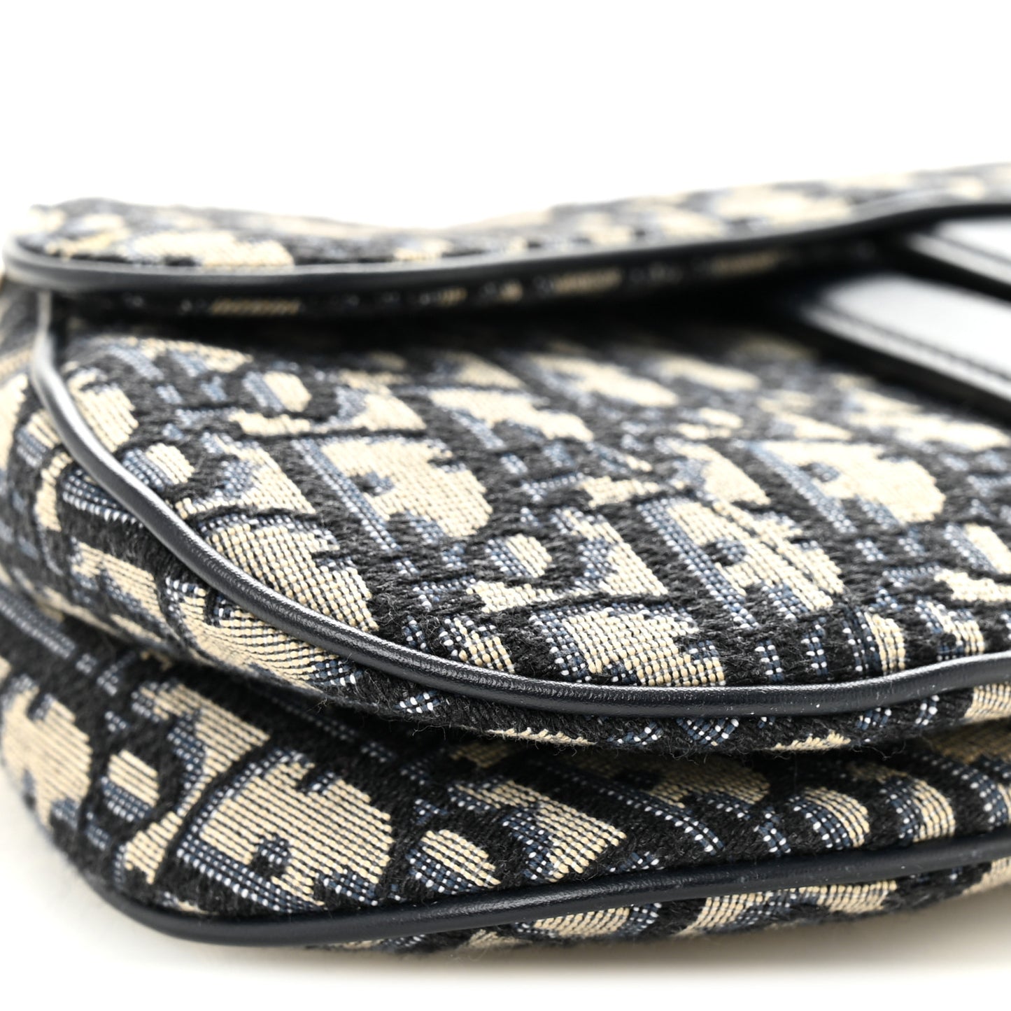 Oblique Mini Saddle Bag Blue