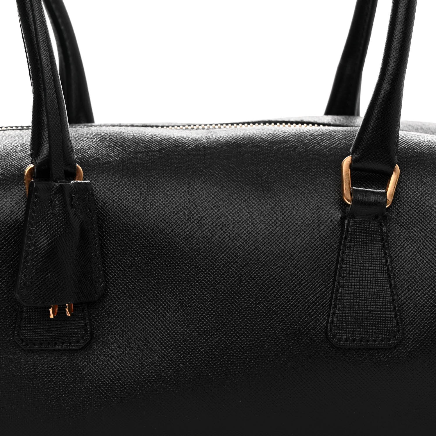 Prada Saffiano Rectangular Shoulder Bag Black 7 of 13