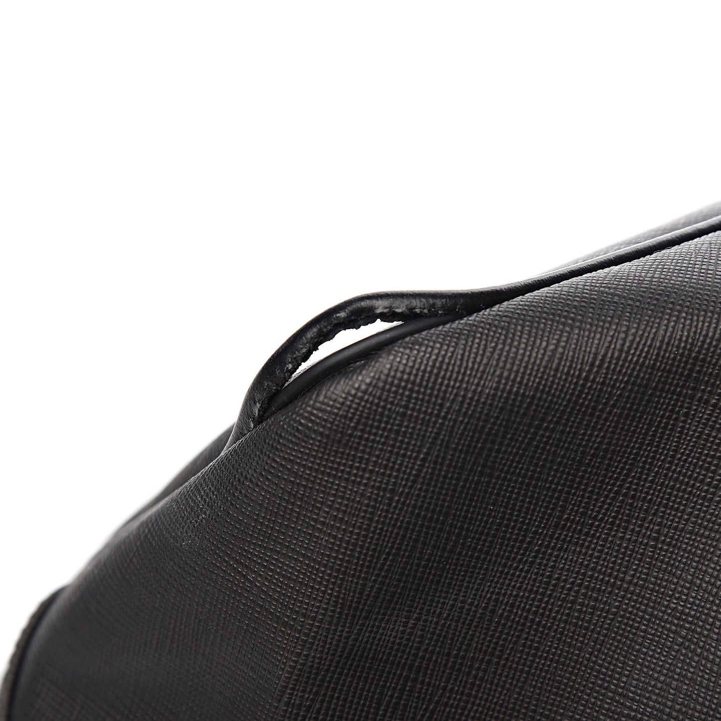 Textured Coated Canvas Bambi Print Large Antigona Tote Black