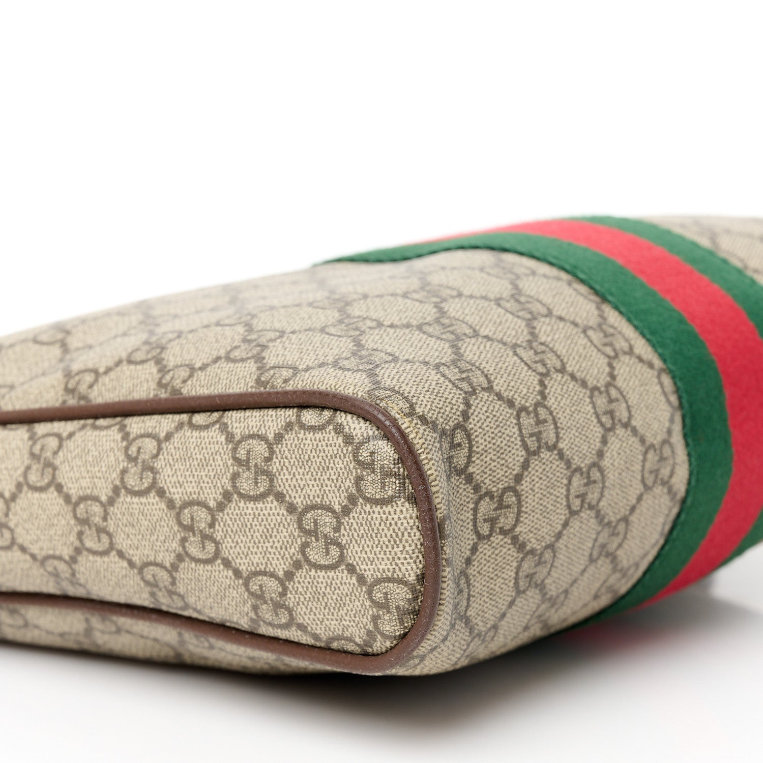 Gucci GG Supreme Monogram Web Medium Ophidia Messenger Bag Brown 10 of 12