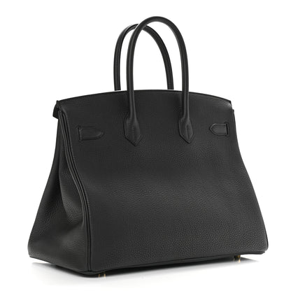 Hermes Togo Birkin 35 Black 3 of 33