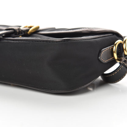 Prada Tessuto Nylon Saffiano Small Crossbody Bag Black 10 of 10