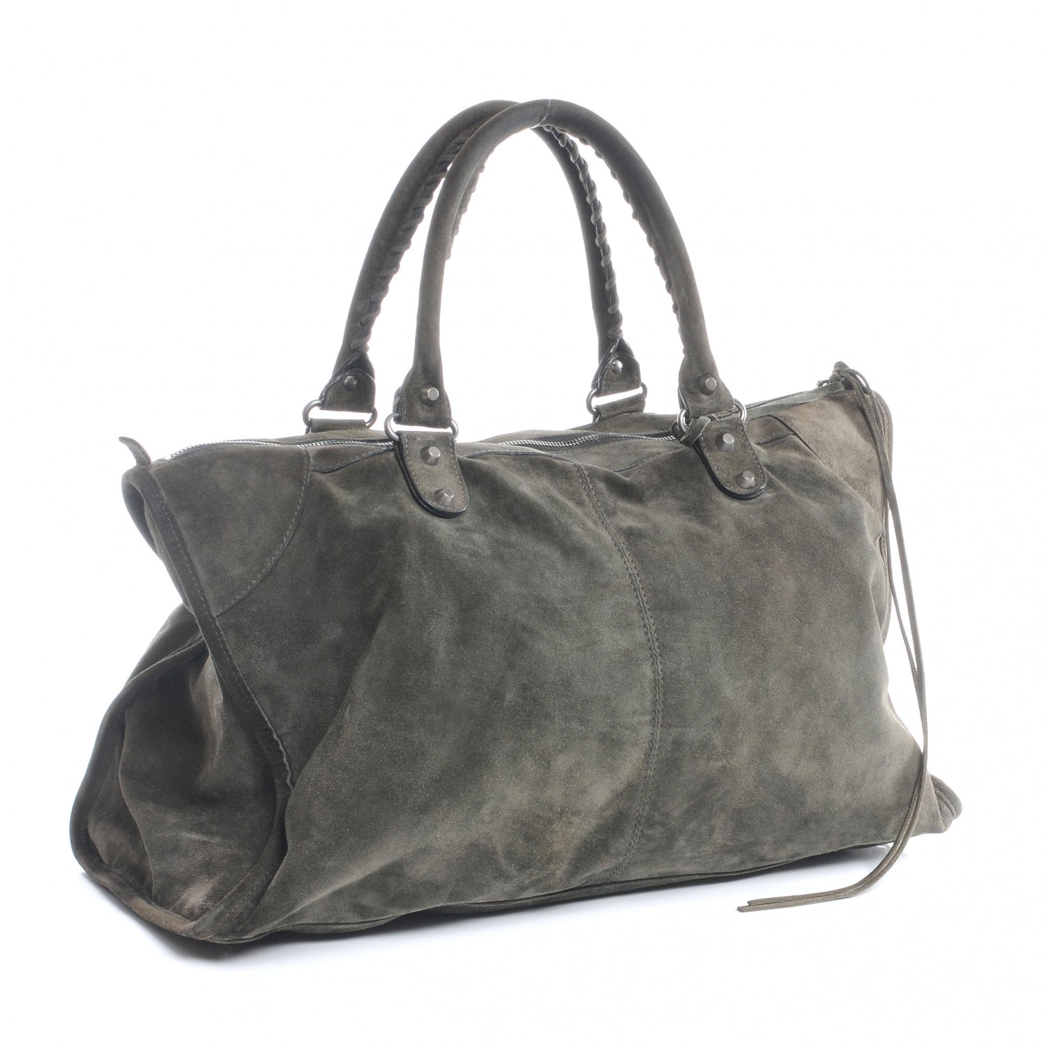 Balenciaga Baby Daim Suede Work Green 3 of 7