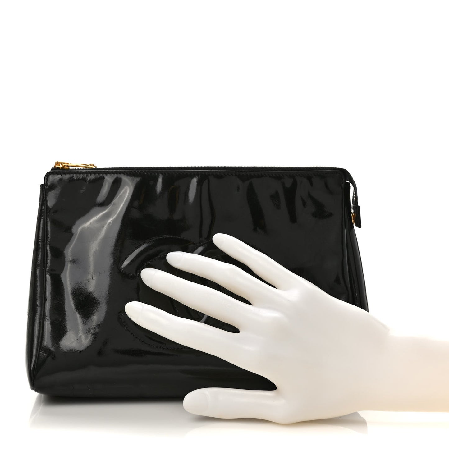Patent Timeless CC Cosmetic Pouch Black