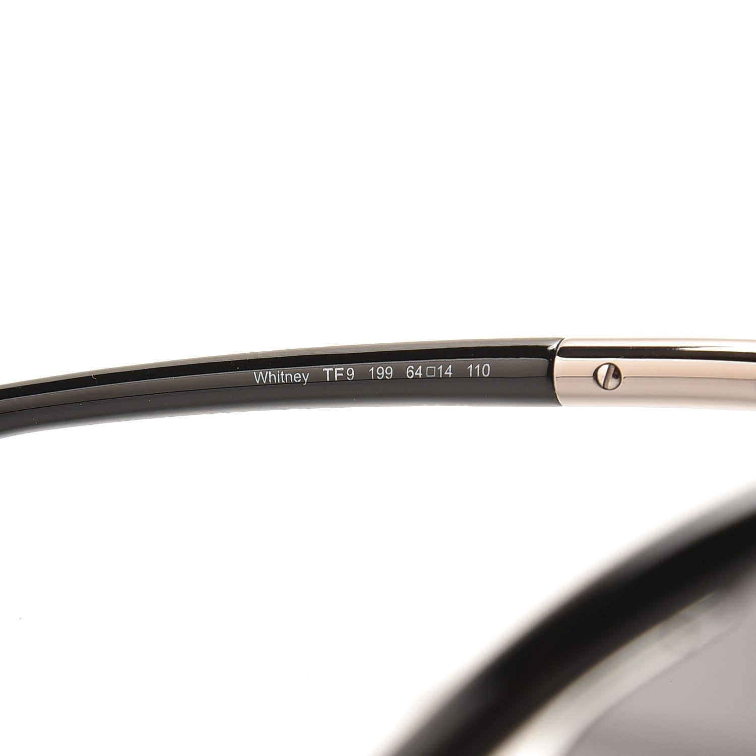 Tom Ford Acetate Whitney Crossover Sunglasses TF9 Black 5 of 7