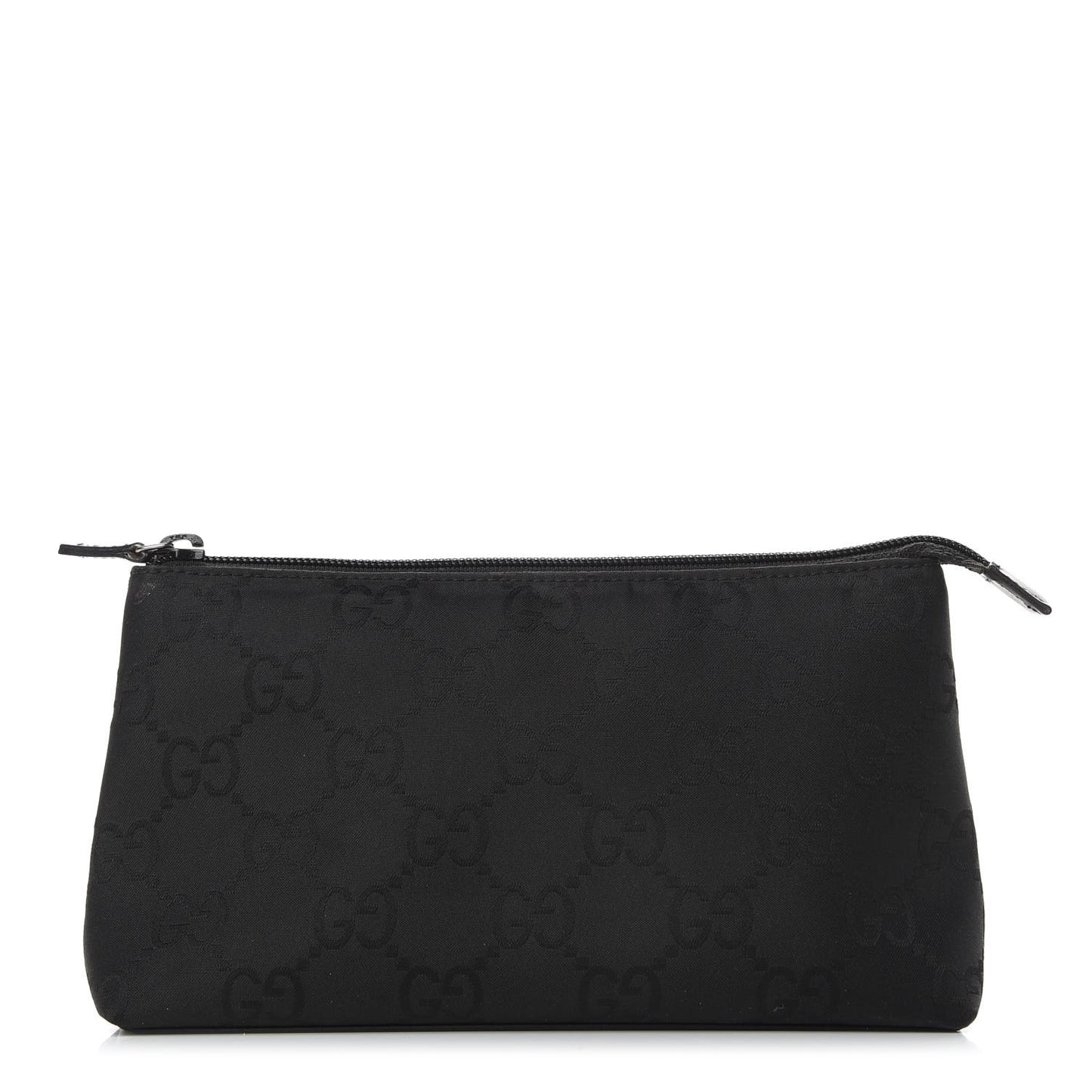 Nylon Monogram Cosmetic Pouch Black
