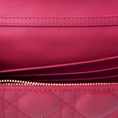Christian Dior Patent Cannage Miss Dior Promenade Pouch Fuchsia 9 of 10