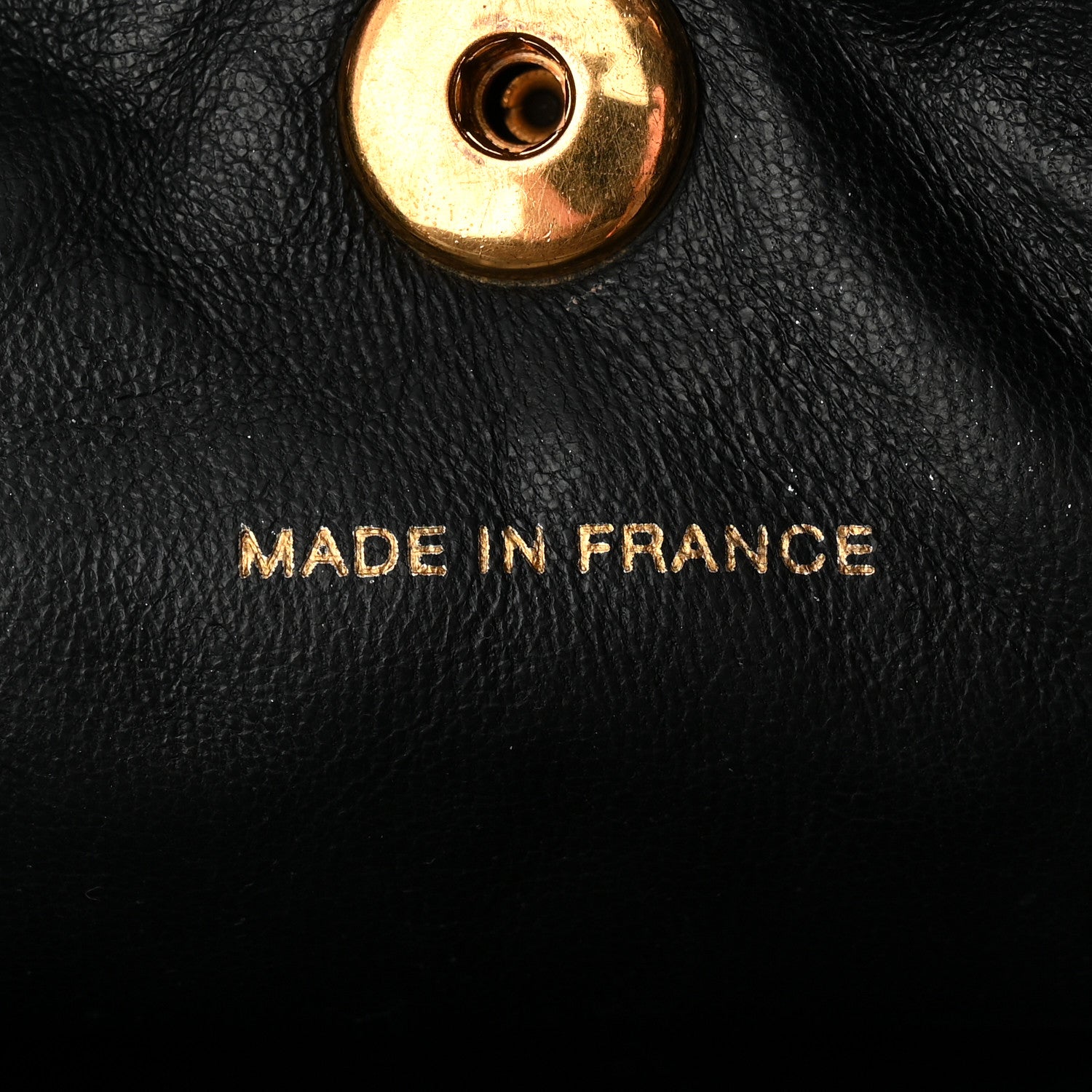 Chanel Lambskin Quilted Drawstring Backpack Black 13 of 23
