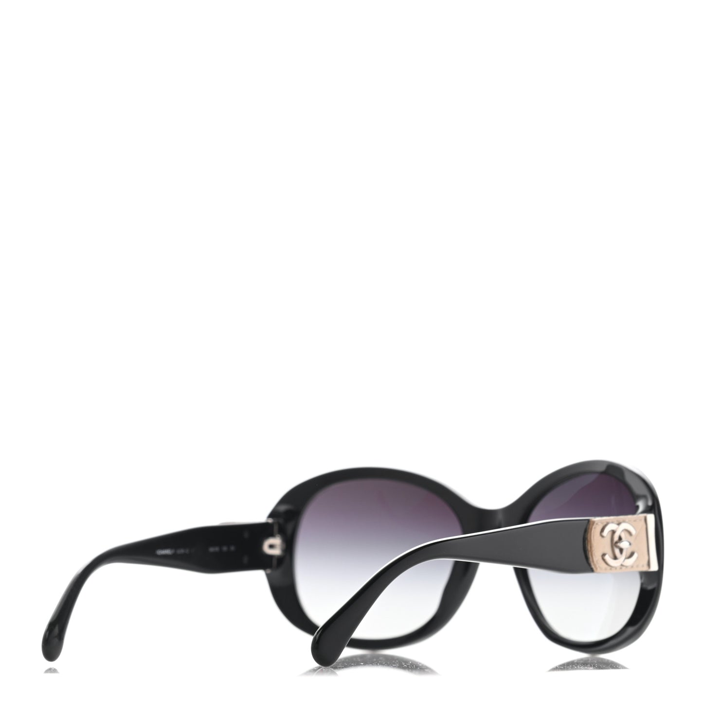 Acetate CC Turnlock Sunglasses 5235-Q Black Beige