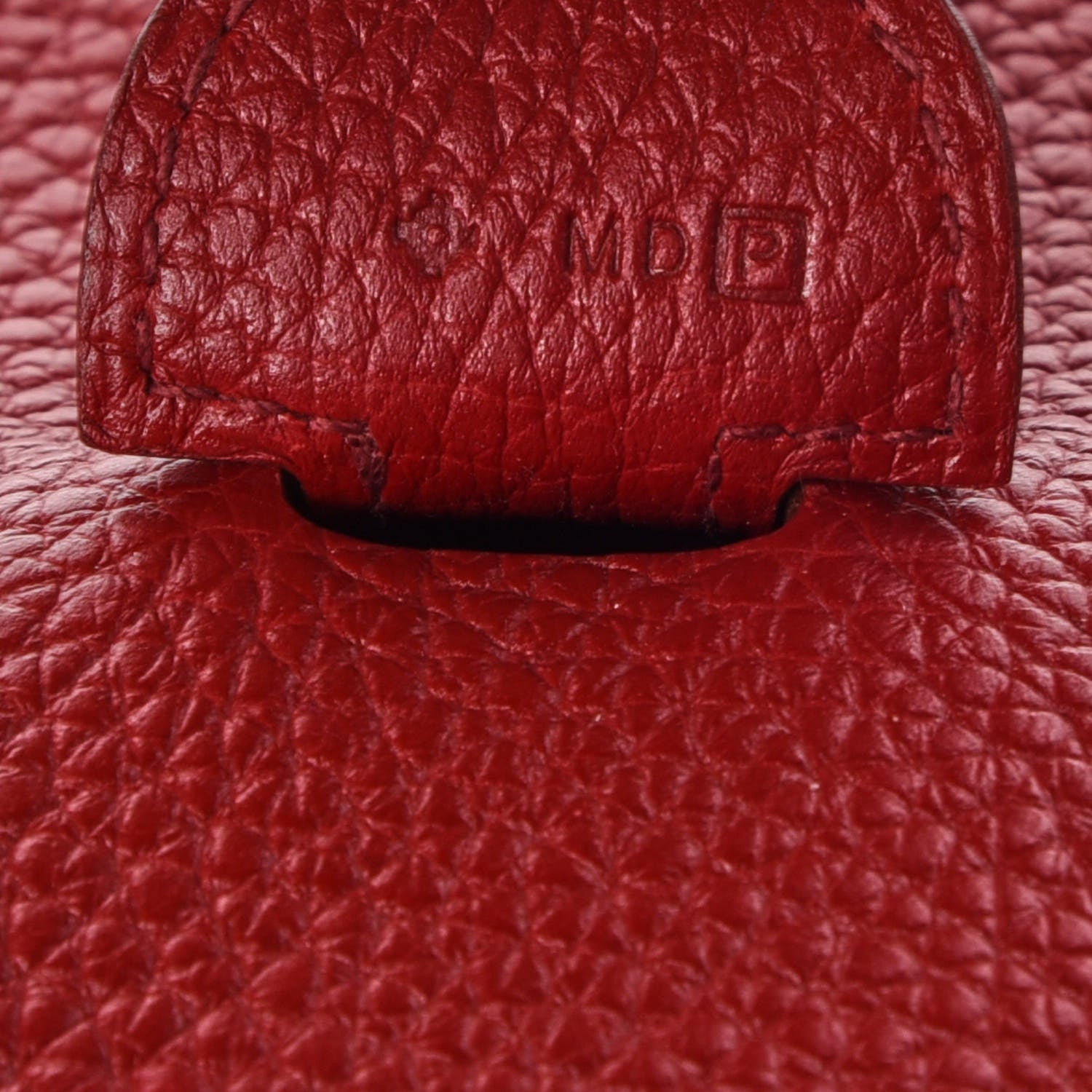 Hermes Taurillon Clemence Evelyne III GM Rouge Garance 9 of 9
