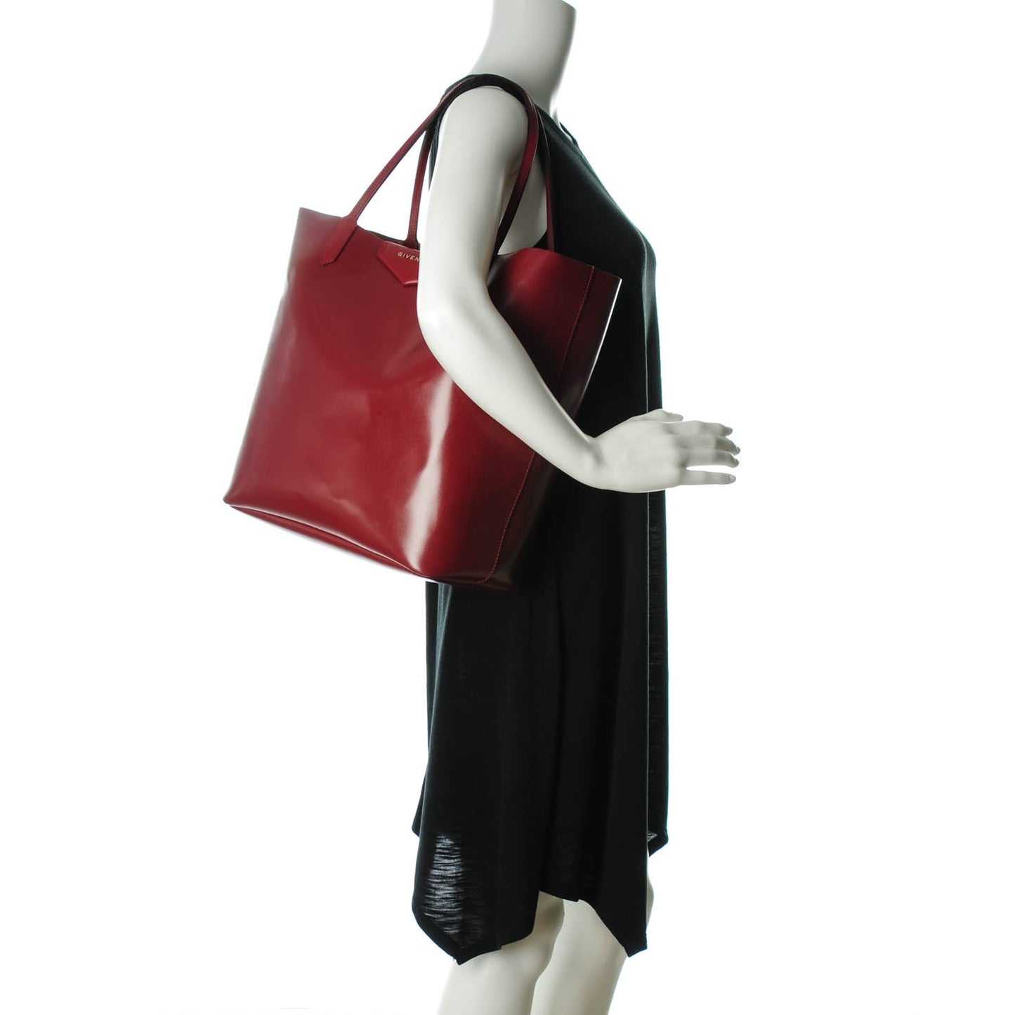 Calfskin Medium Antigona Tote Bordeaux