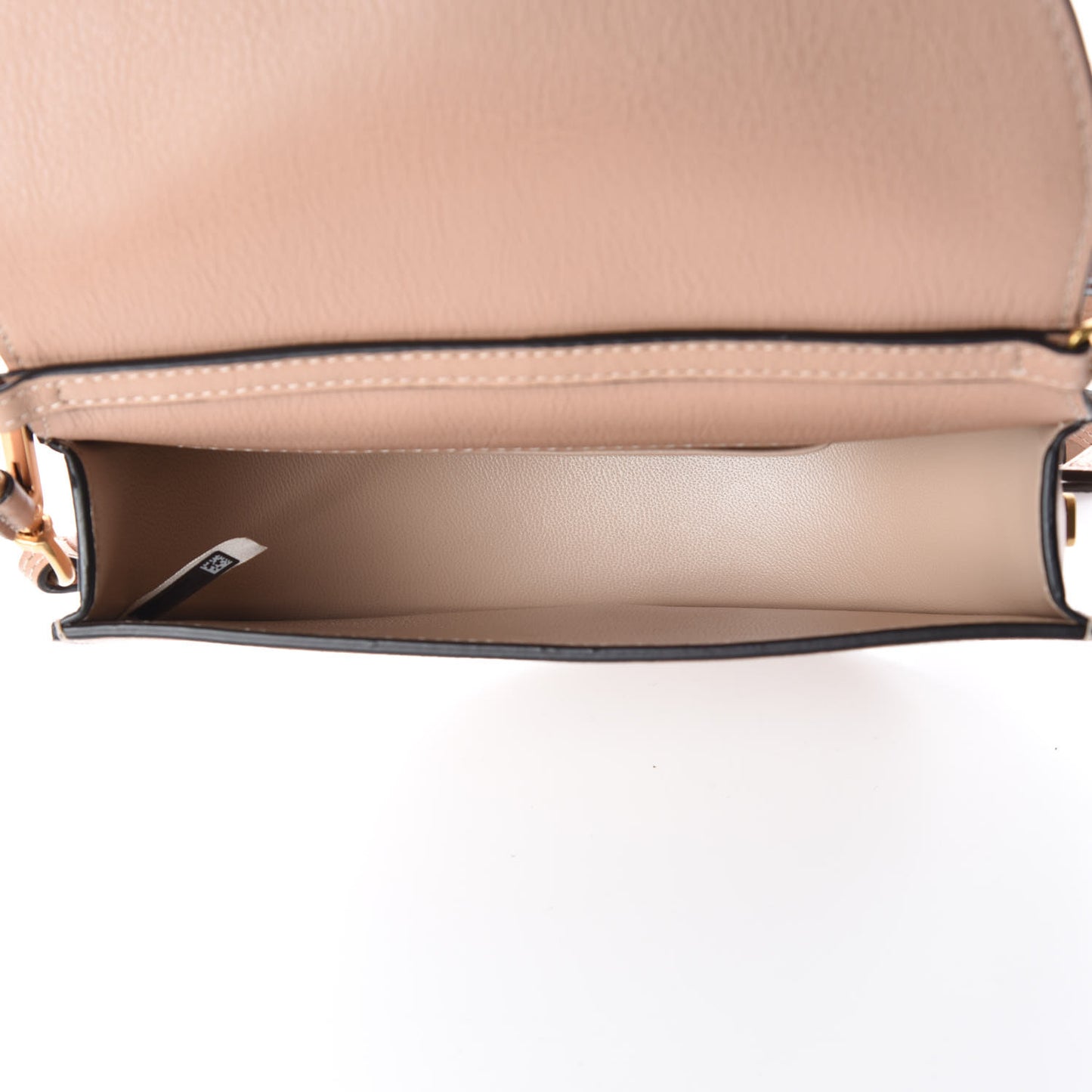 Calfskin Small Nile Bracelet Minaudiere Bag Biscotti Beige