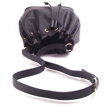 Chloe Leather Aurore Bucket Bag Black 5 of 12