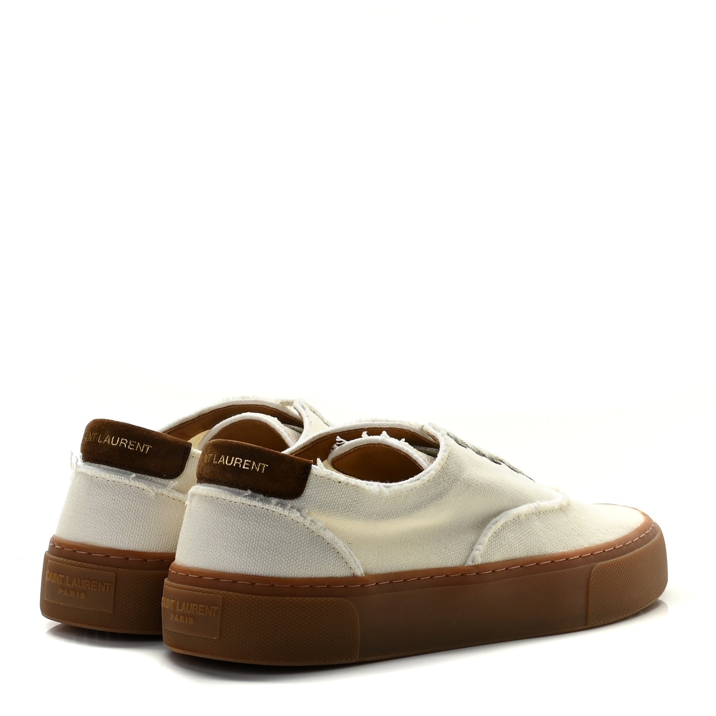 Distressed Canvas Womens Venice Sneakers 38 White