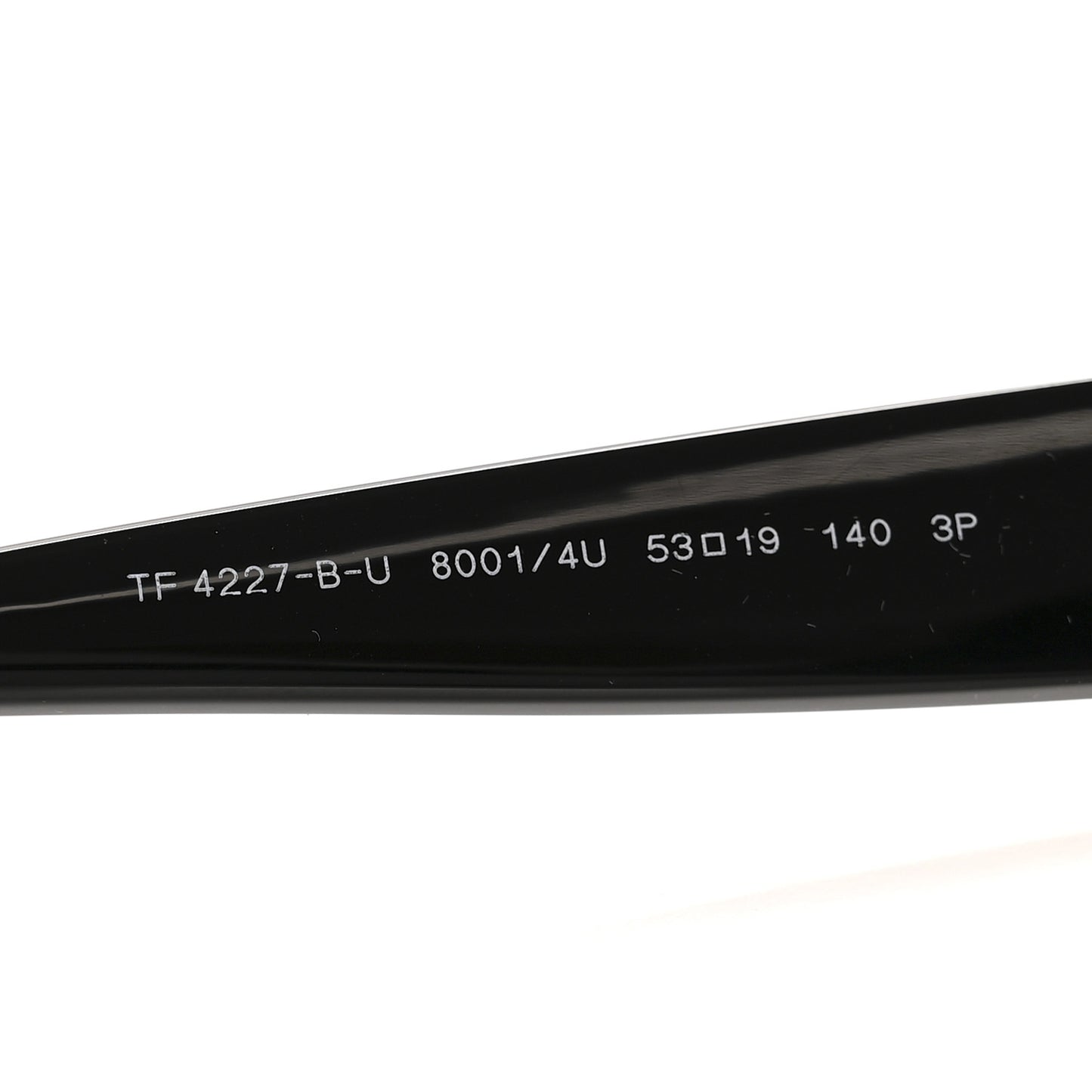 Crystal T Round TF 4227-B Sunglasses Black