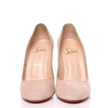 Christian Louboutin Veau Velours Ron Ron 100 Pumps 37.5 Ronsard 2 of 17