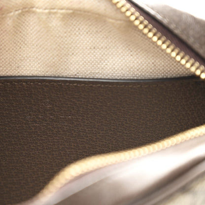 Gucci GG Supreme Monogram Textured Calfskin Super Mini Ophidia Shoulder Bag Beige Ebony New Acero 6 of 10