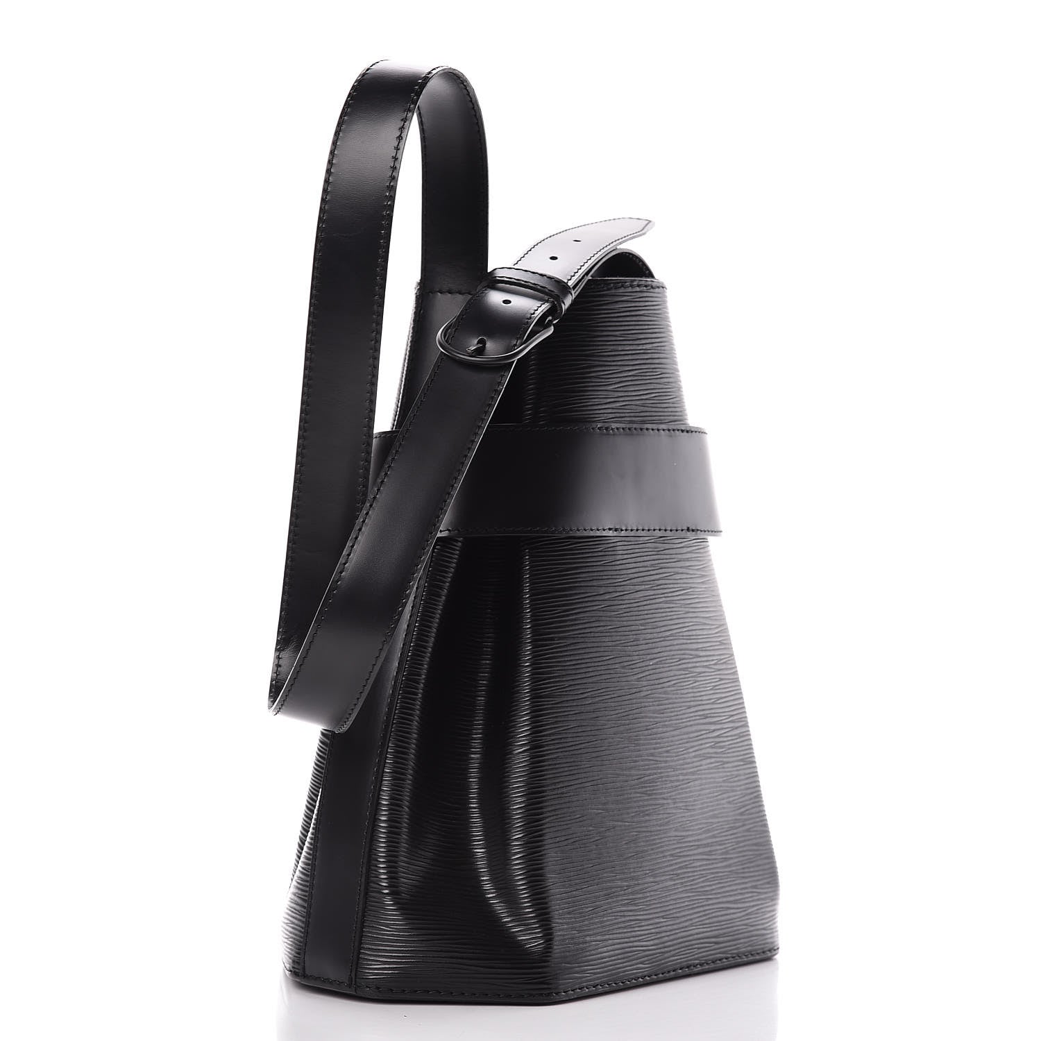 Louis Vuitton Epi Sac D'Epaule Black 3 of 10