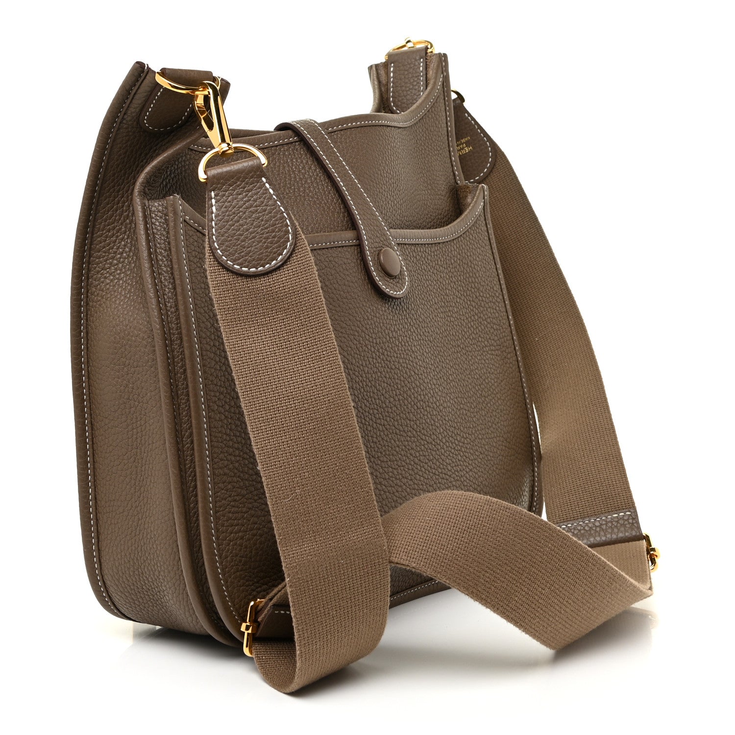 Hermes Taurillon Clemence Evelyne III PM Etoupe 3 of 11